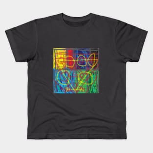 Image of colorful abstract art illustration Kids T-Shirt